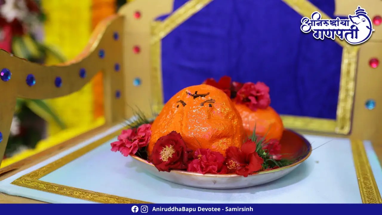 Ganapati Darshan at Sadguru Shree Aniruddha Bapu's Residence