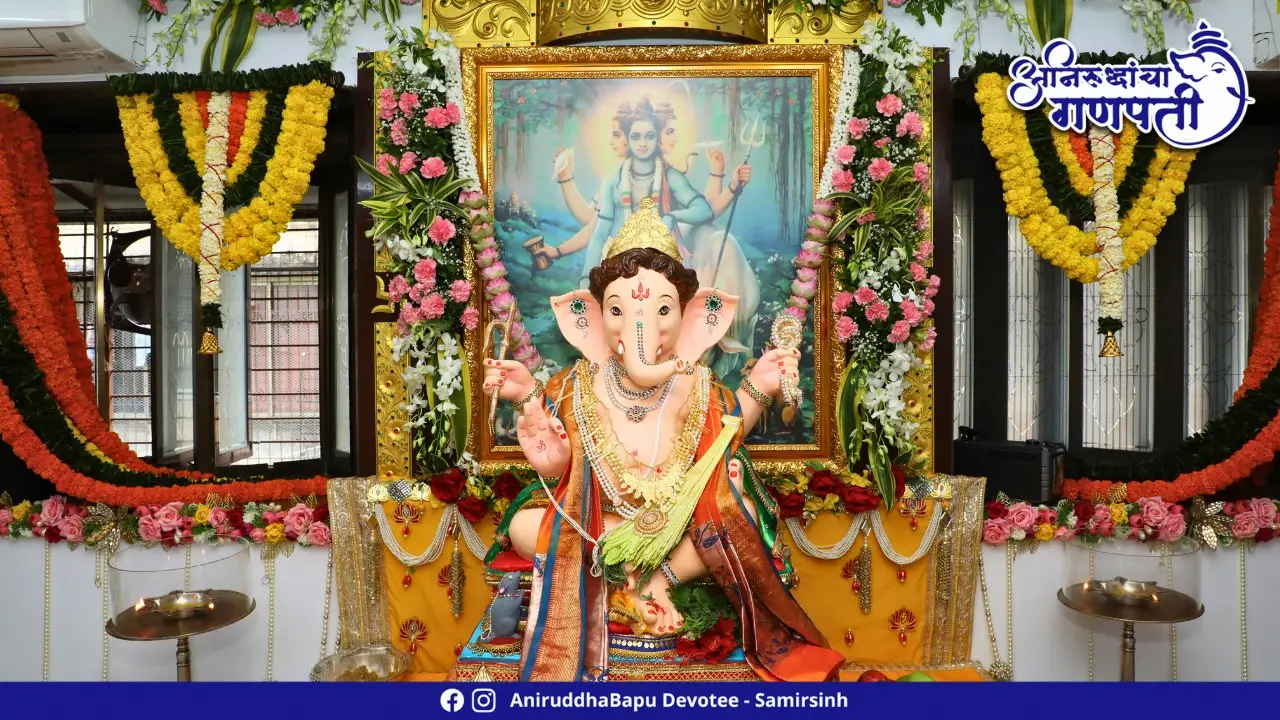 Ganeshotsav celebrations at Sadguru Aniruddha Bapu's Residence - August 2025